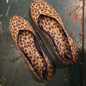 Leopard Rothys round toe